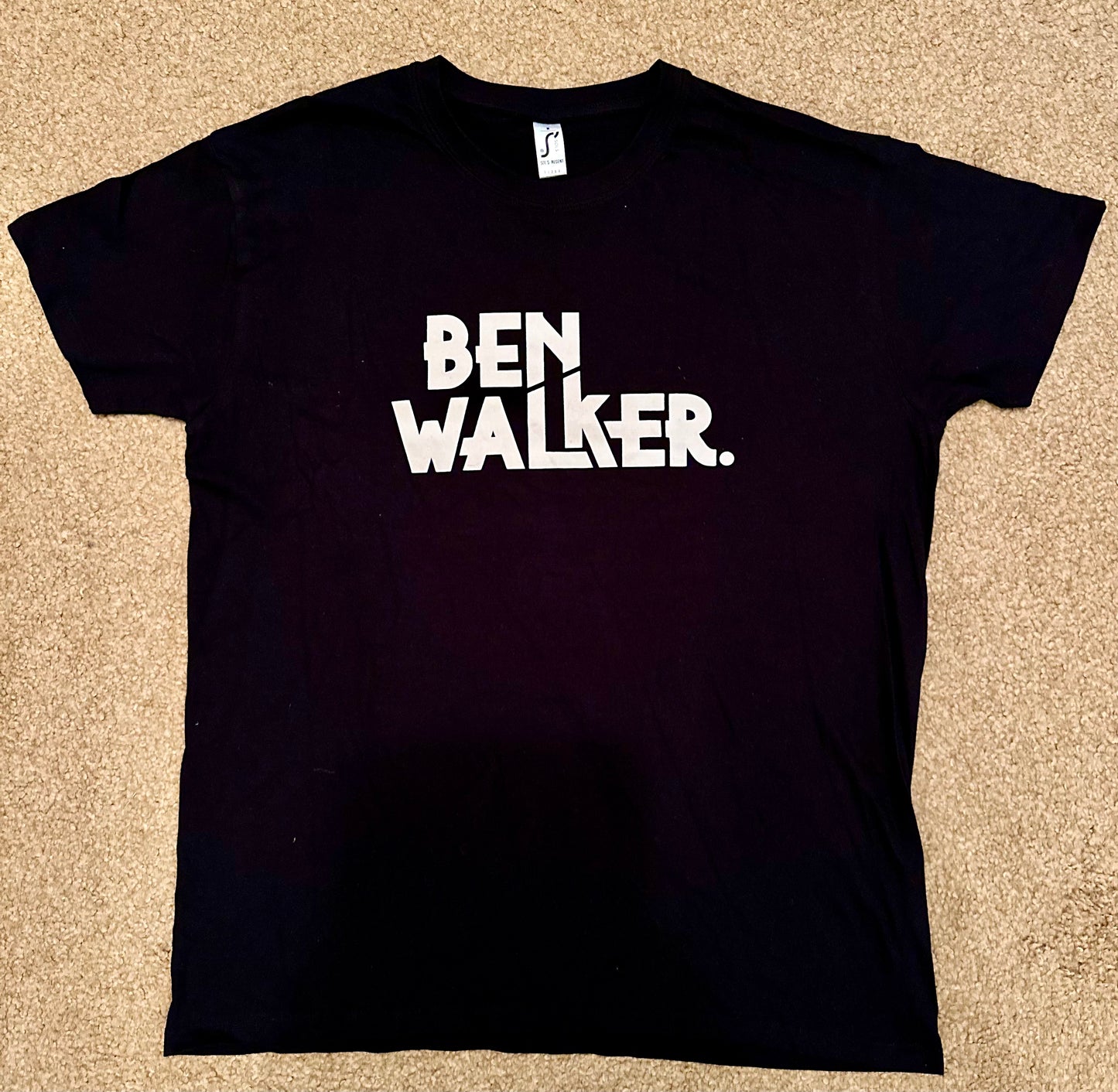 Tees (Black), Ben Walker (Official) Logo