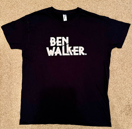 Tees (Black), Ben Walker (Official) Logo