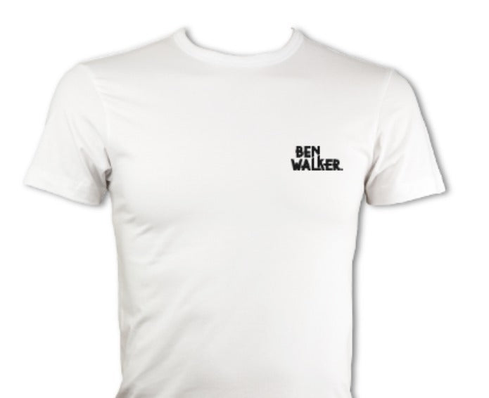 Tees (White), Ben Walker (Official) Logo